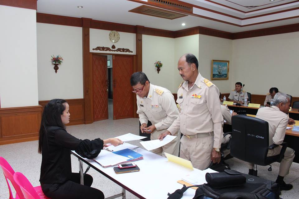 การประชุมสภา อบต.บางงอน สมัยสามัญ สมัยที่ 1 ประจำปี 2560